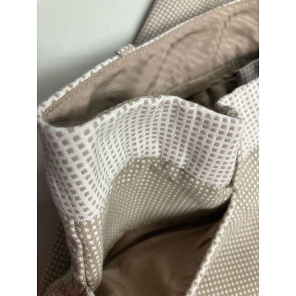 THE LIMITED Women’s Tan & White Cropped Pants Size 10 Inseam 25” - Picture 11 of 11